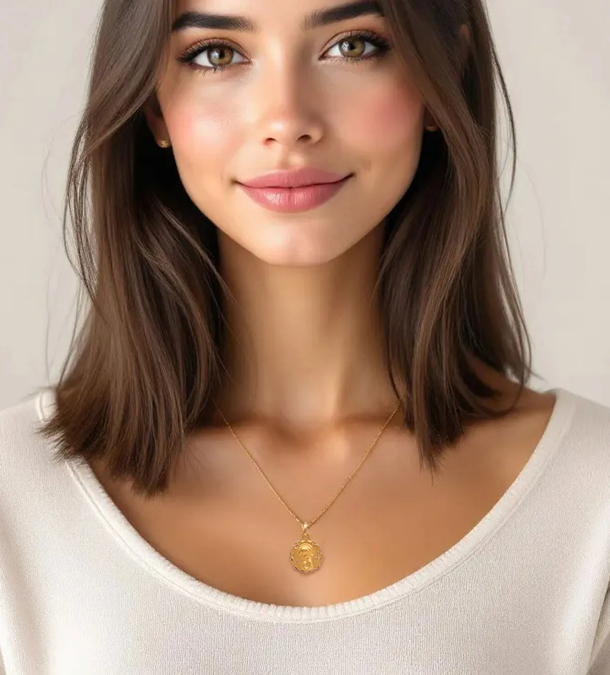 Medalla de oro Virgen Niña 036_M18294 medalla_oro_virgen_nina_036_m18294 modelo