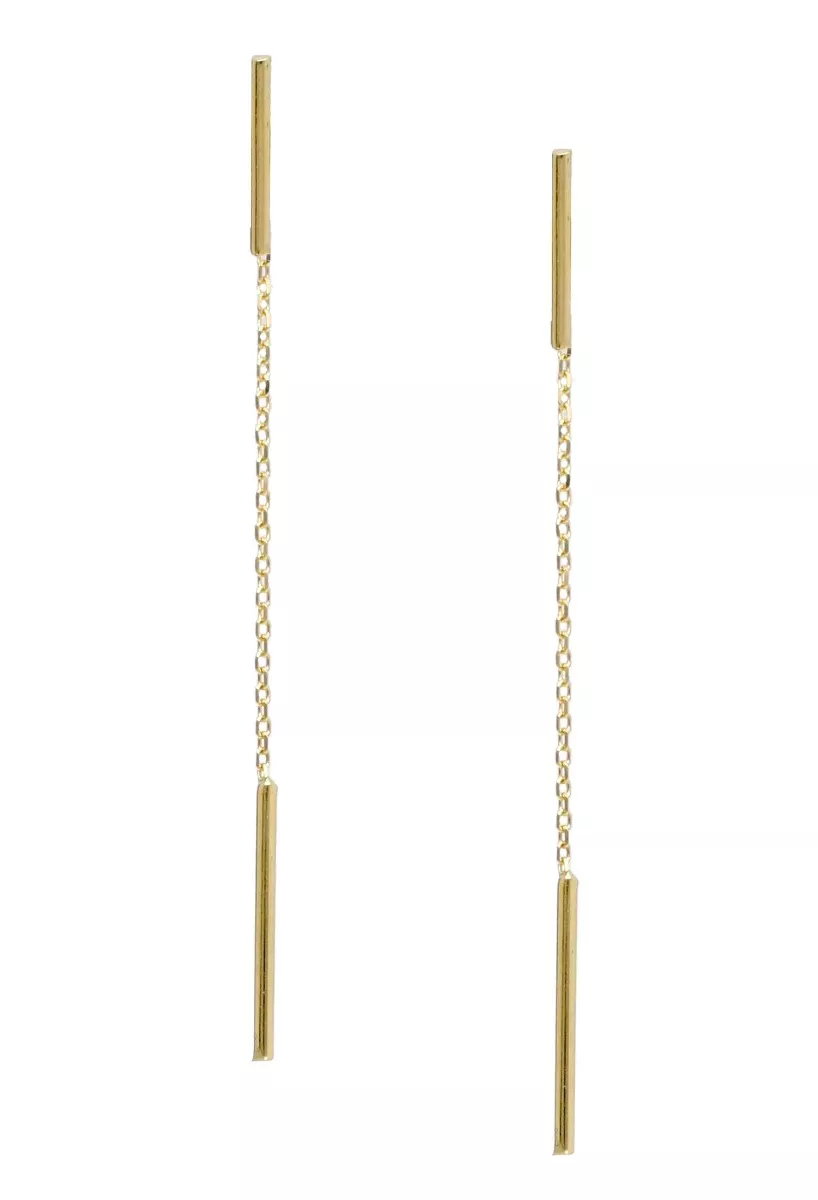 Pendientes Largos que Roban Miradas 2025 Pendientes largos oro 18 ktes 030_2472