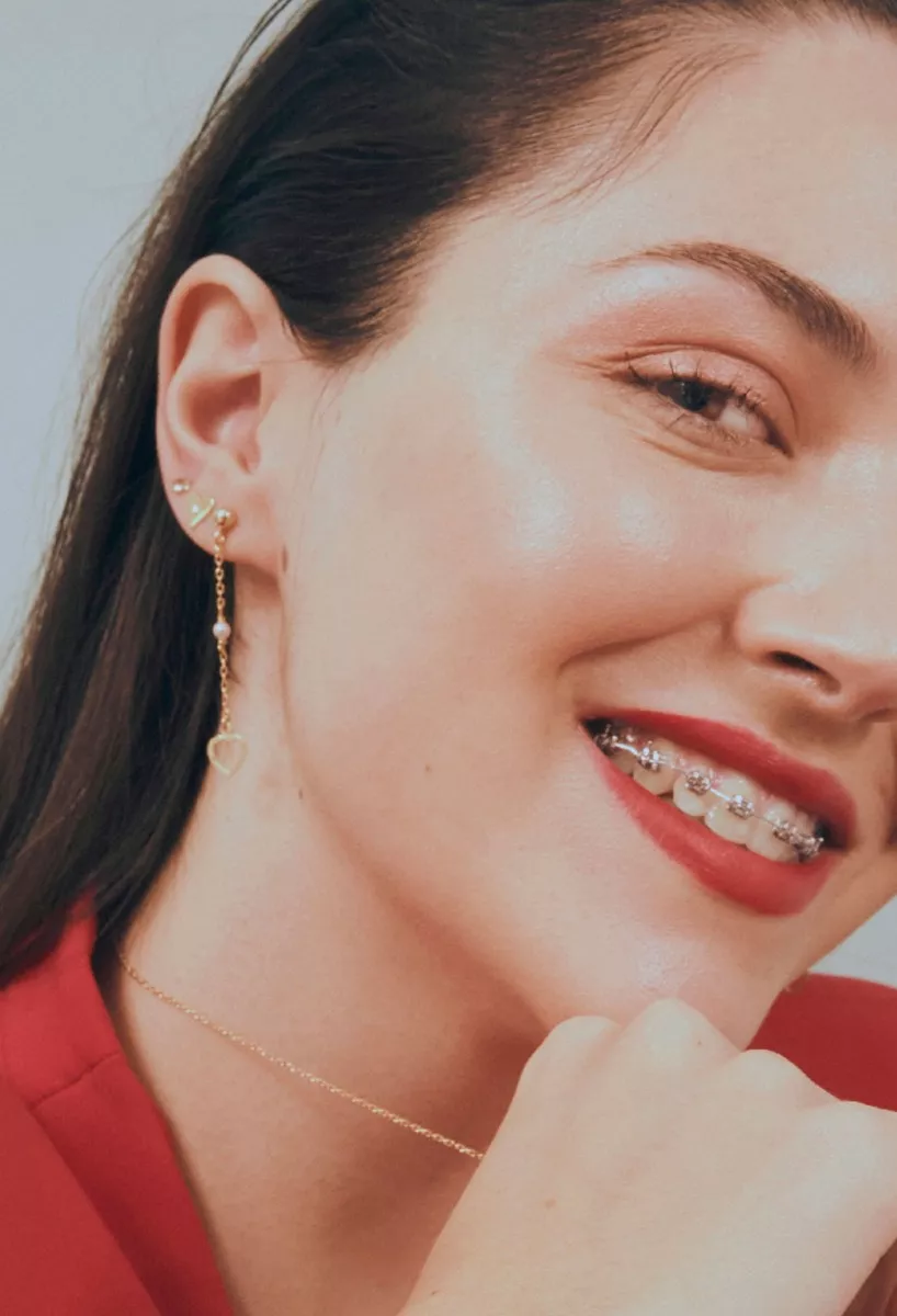 Pendientes plata chapados con corazón perla 273_A4147-00DT Pendientes plata chapados con corazón perla 273_A4147-00DT puestos