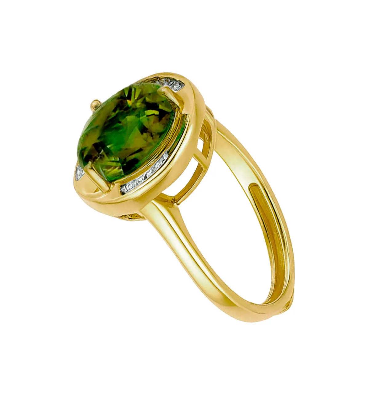 Anillo de plata chapada con olivina y circonitas 252_BR13806-AMA-OL 252_BR13806-AMA-OL_02