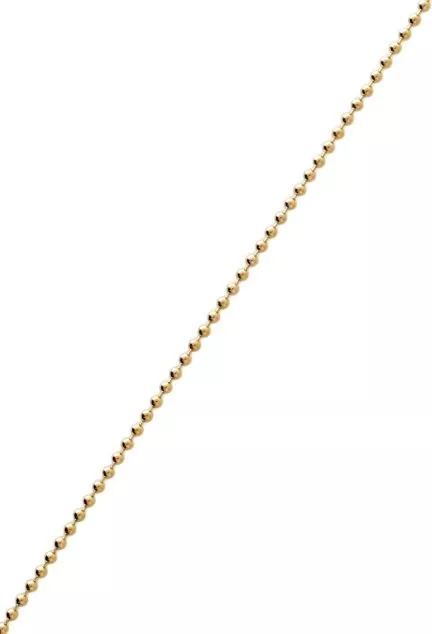 cadena bolas oro amarillo 18 kilates foto tramo