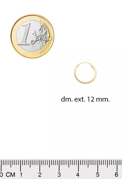 Pendientes de aro media caña 002_4073-P pendientes oro criollas media caña fotografia principal para parrilla web foto medidas