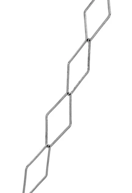 Collar plata eslabones rombos 126_CUATROP90-60 venta online a precios baratos