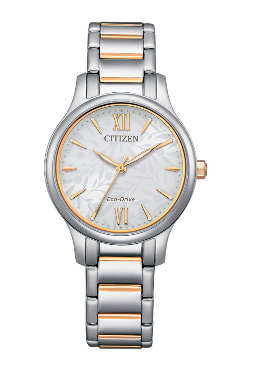 Reloj Citizen acero bicolor para mujer, Eco Drive EM0895-73A