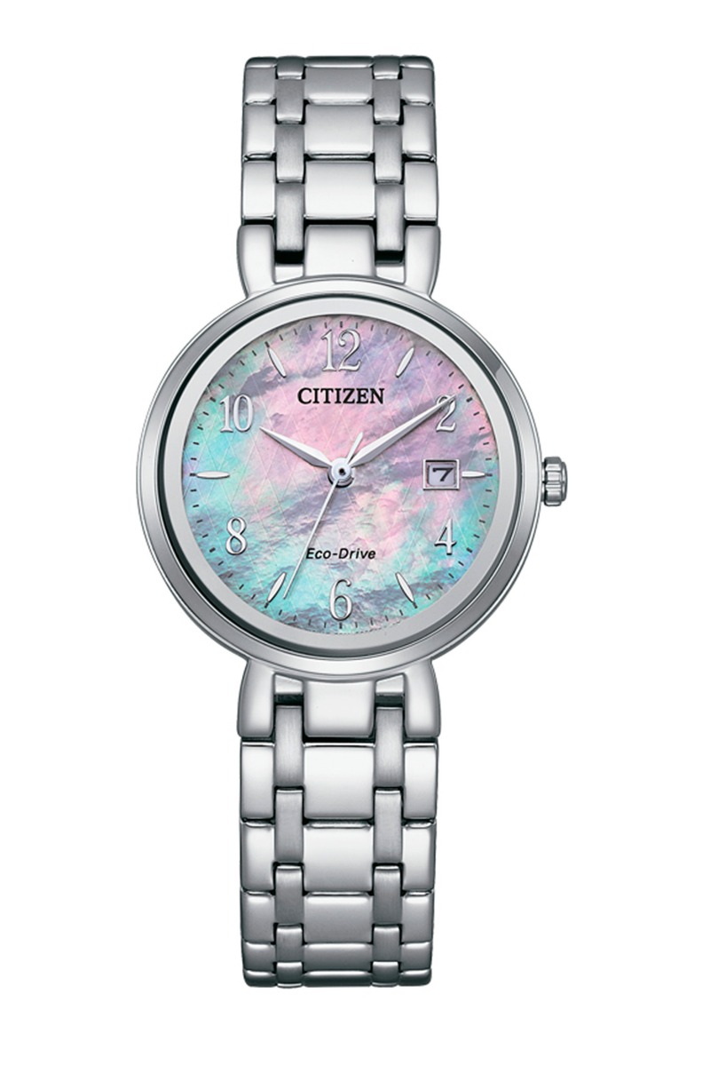 Reloj Citizen acero bicolor para mujer, Eco Drive EW2690-81Y