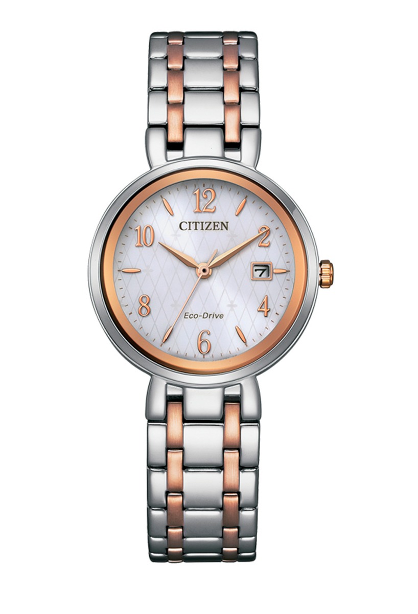 Reloj Citizen acero bicolor para mujer, Eco Drive EW2696-84A