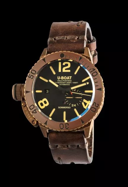 Reloj U-Boat Sommerso con caja acero IP bronce y correa de piel 319_8486 fn