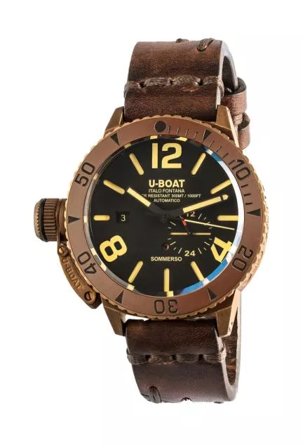 Reloj U-Boat Sommerso con caja acero IP bronce y correa de piel 319_8486