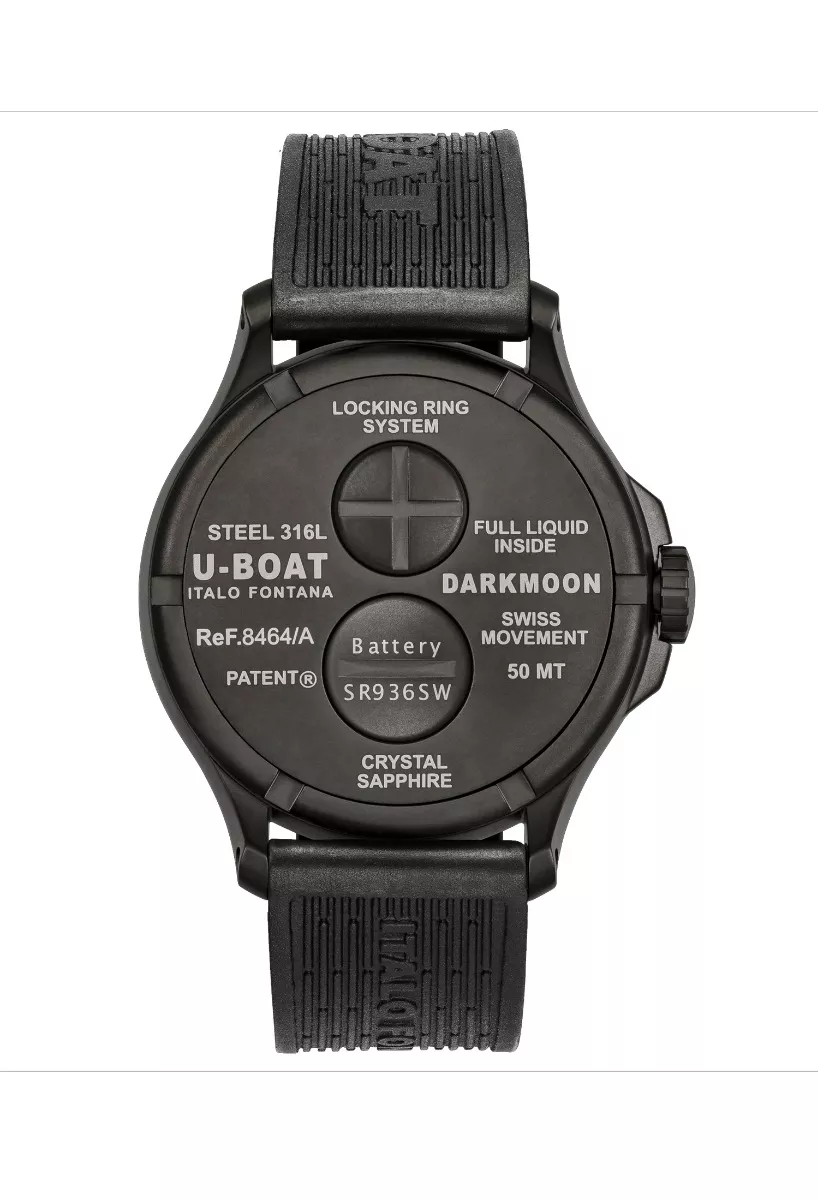 Reloj U-Boat Darkmoon con caja acero negra y correa caucho 126_8464-C.jpg Reloj U-Boat Darkmoon con caja acero negra y correa caucho 319_8464.jpg tras