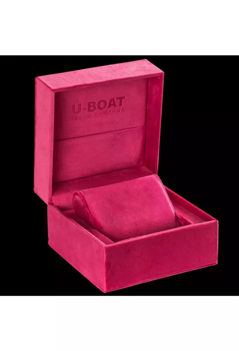 Reloj U-Boat Mujer caja en acero y esfera aguamarina con circonitas 8900 Caja Reloj U-Boat Mujer caja en acero y esfera aguamarina con circonitas 8900