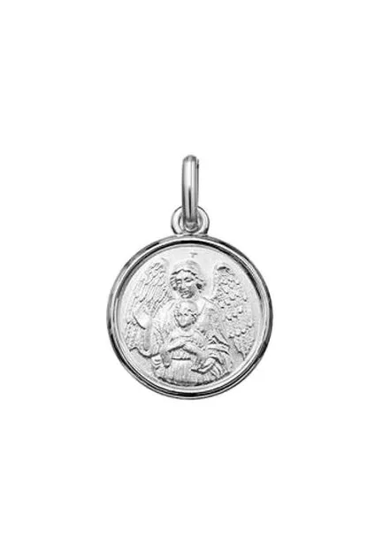 Medalla religiosa plata ley Ángel de la Guarda 045_AG1260475-14