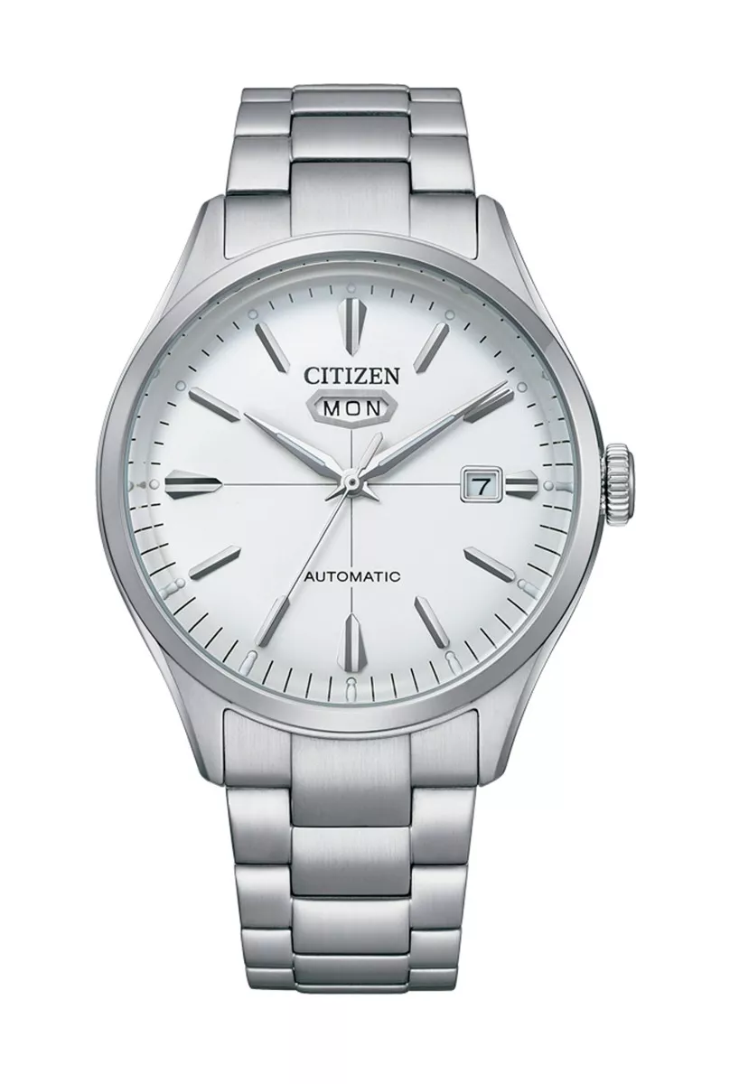 Reloj Citizen hombre automático acero doble calendario NH8391-51A