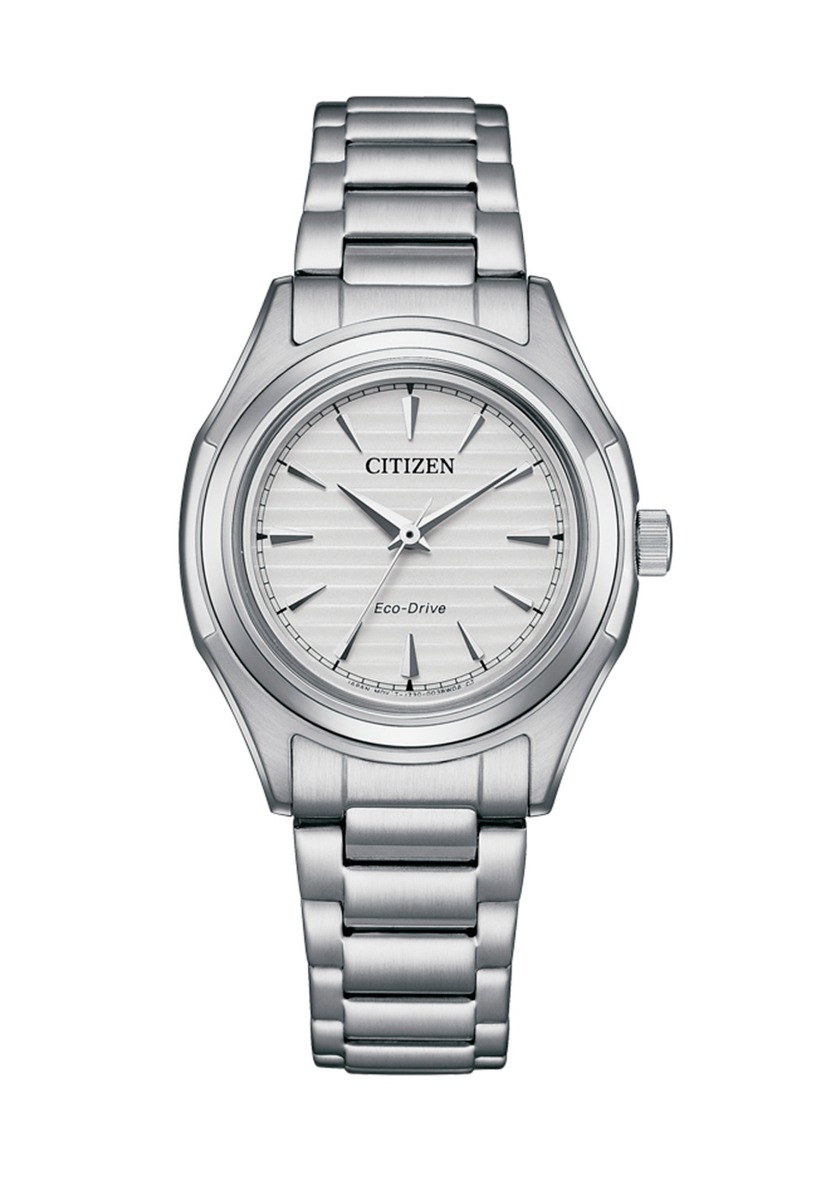 Reloj Citizen Eco Drive para mujer con caja y correa de acero FE2110-81A