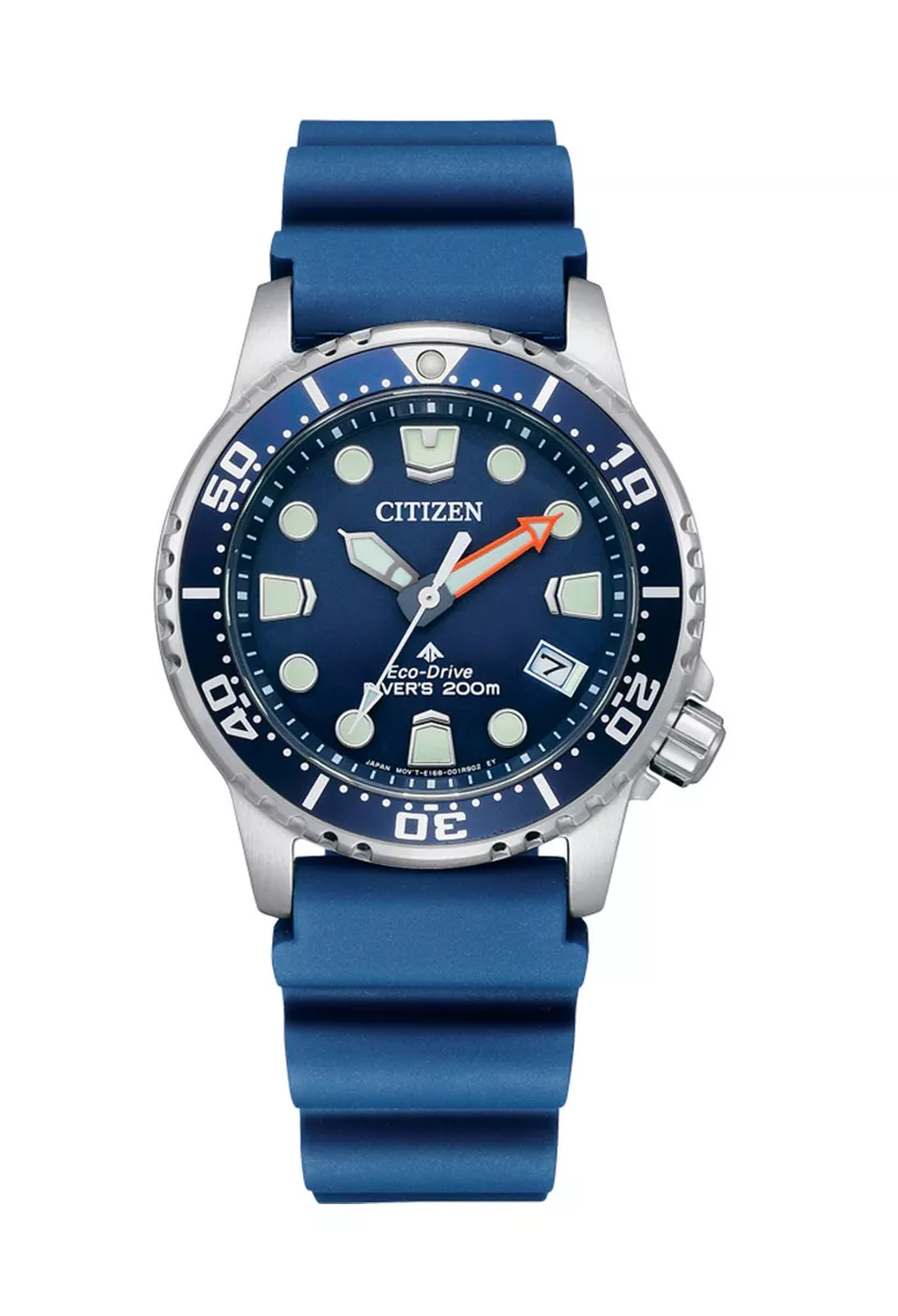 Reloj Citizen Eco Drive mujer caja acero correa caucho azul EO2021-05L Reloj Citizen Eco Drive mujer caja acero correa caucho azul EO2021-05L