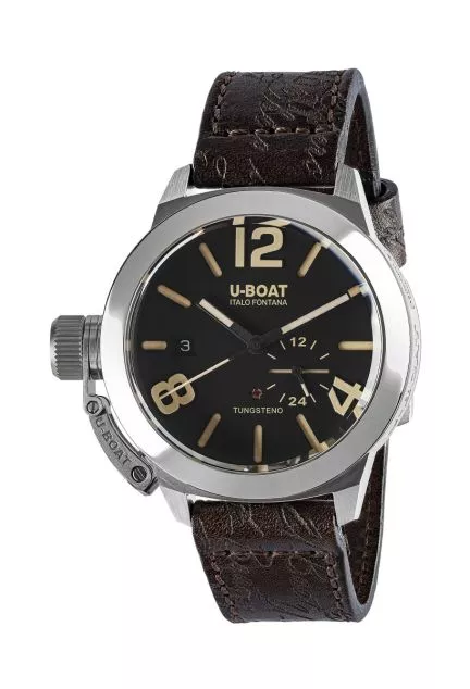 Reloj U-Boat Classico Tungsteno con caja acero y correa de piel 8893-0