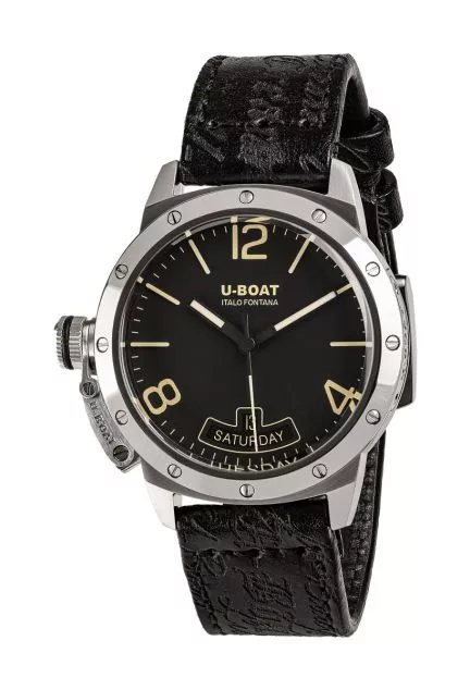 Reloj U-Boat Vintaje Classico con caja acero y correa de piel 8890