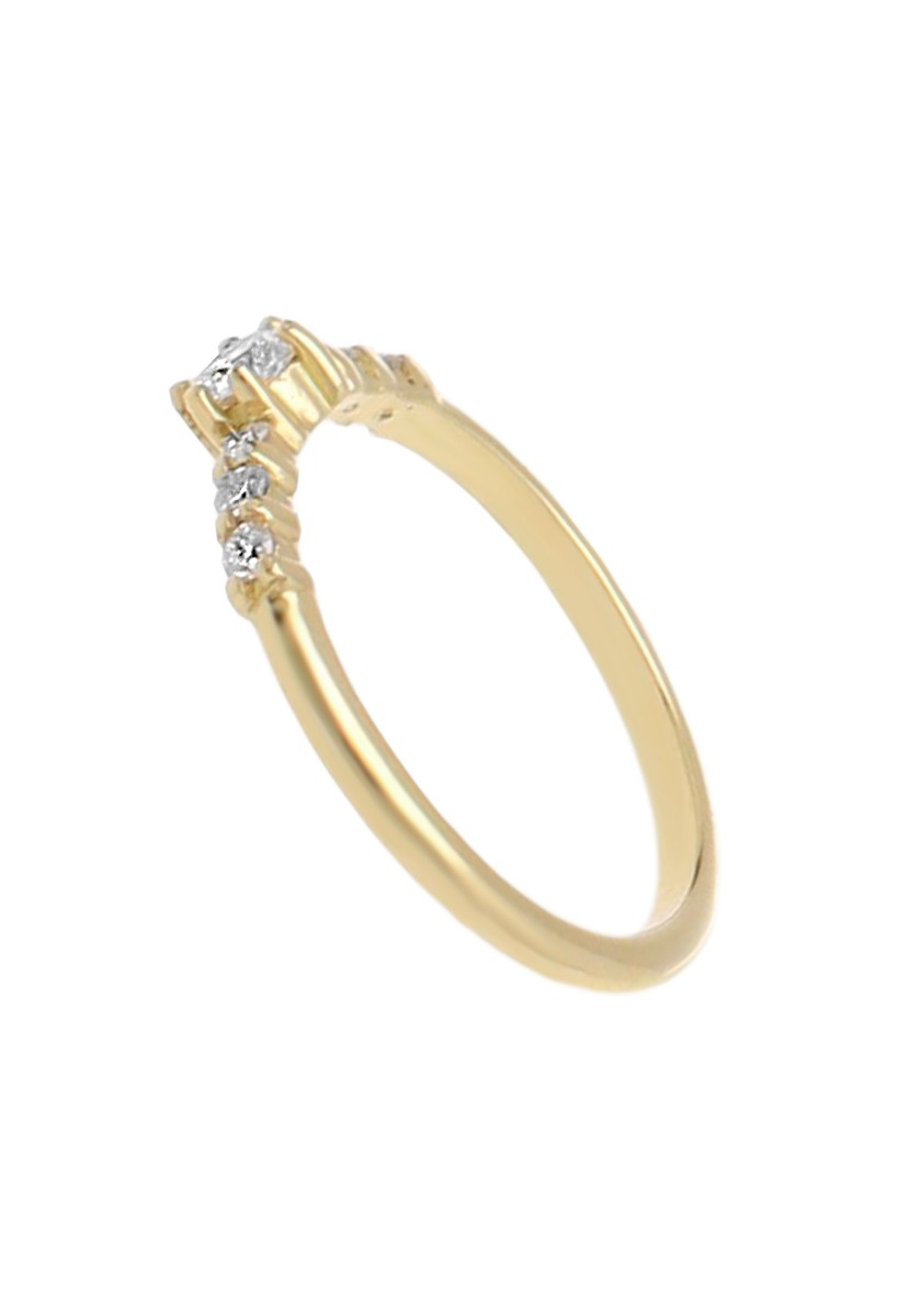 anillo oro amarillo 18 ktes con brillantes fotografia de lado para web el rubi