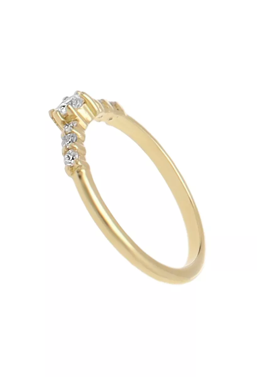 Anillo de compromiso oro amarillo 18 ktes con diamantes 601_SB000008-8 anillo oro amarillo 18 ktes con brillantes fotografia de lado para web el rubi