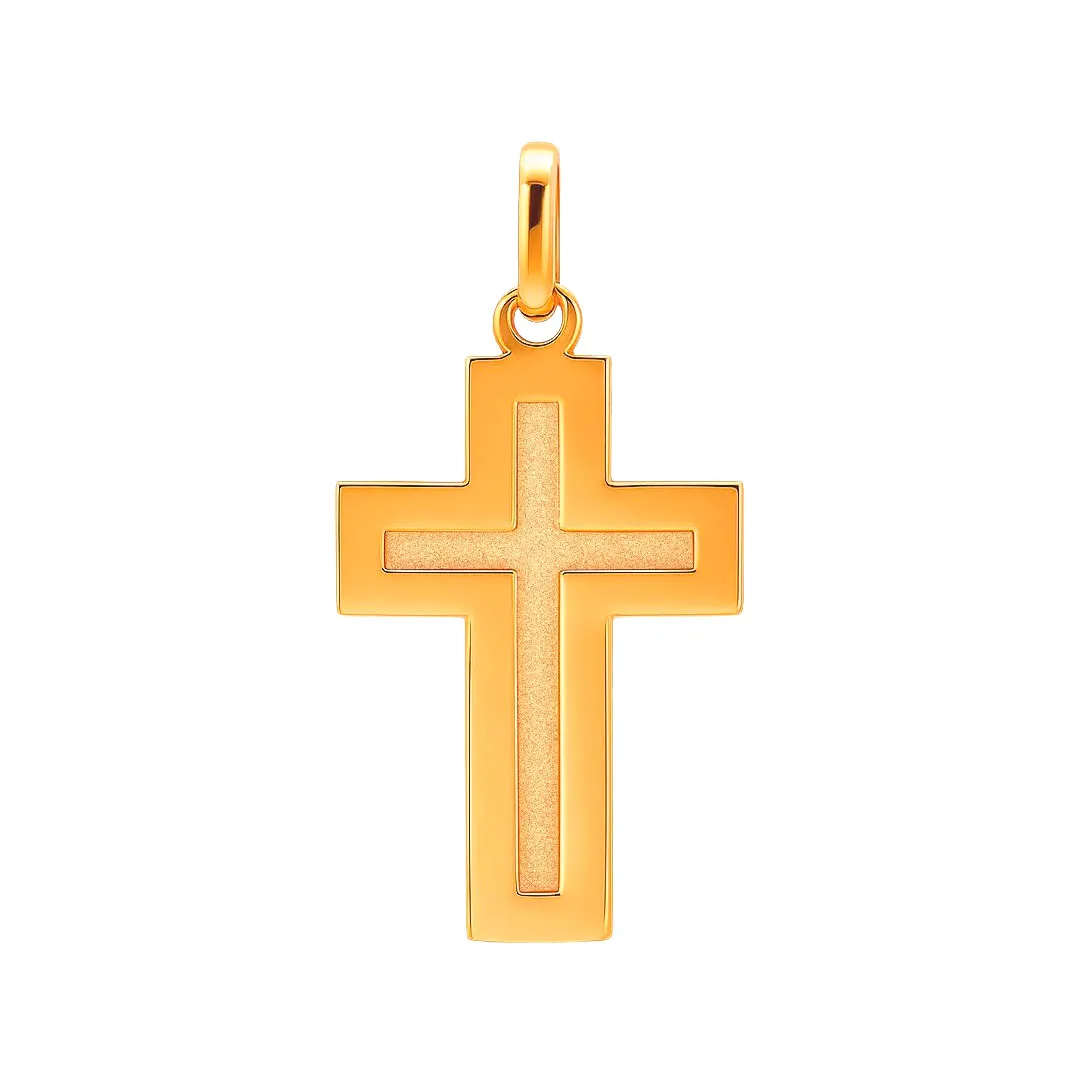 Cruz de oro 18K 045_23302 cruz-de-oro-045_23302 vista frontal