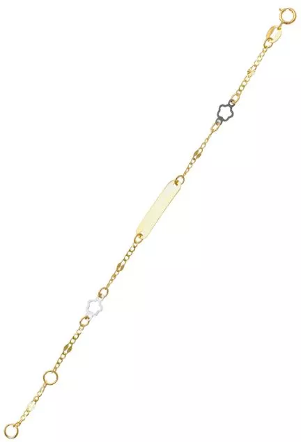 pulsera de oro 18k para bebe foto extendida para web el rubi joyeros
