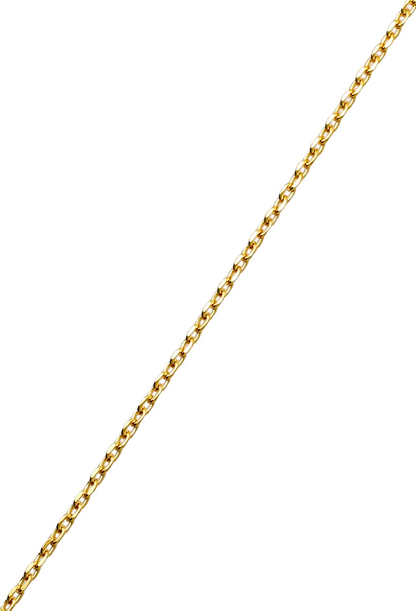 cadena de oro de 60 cm. eslabones forzados vista para web
