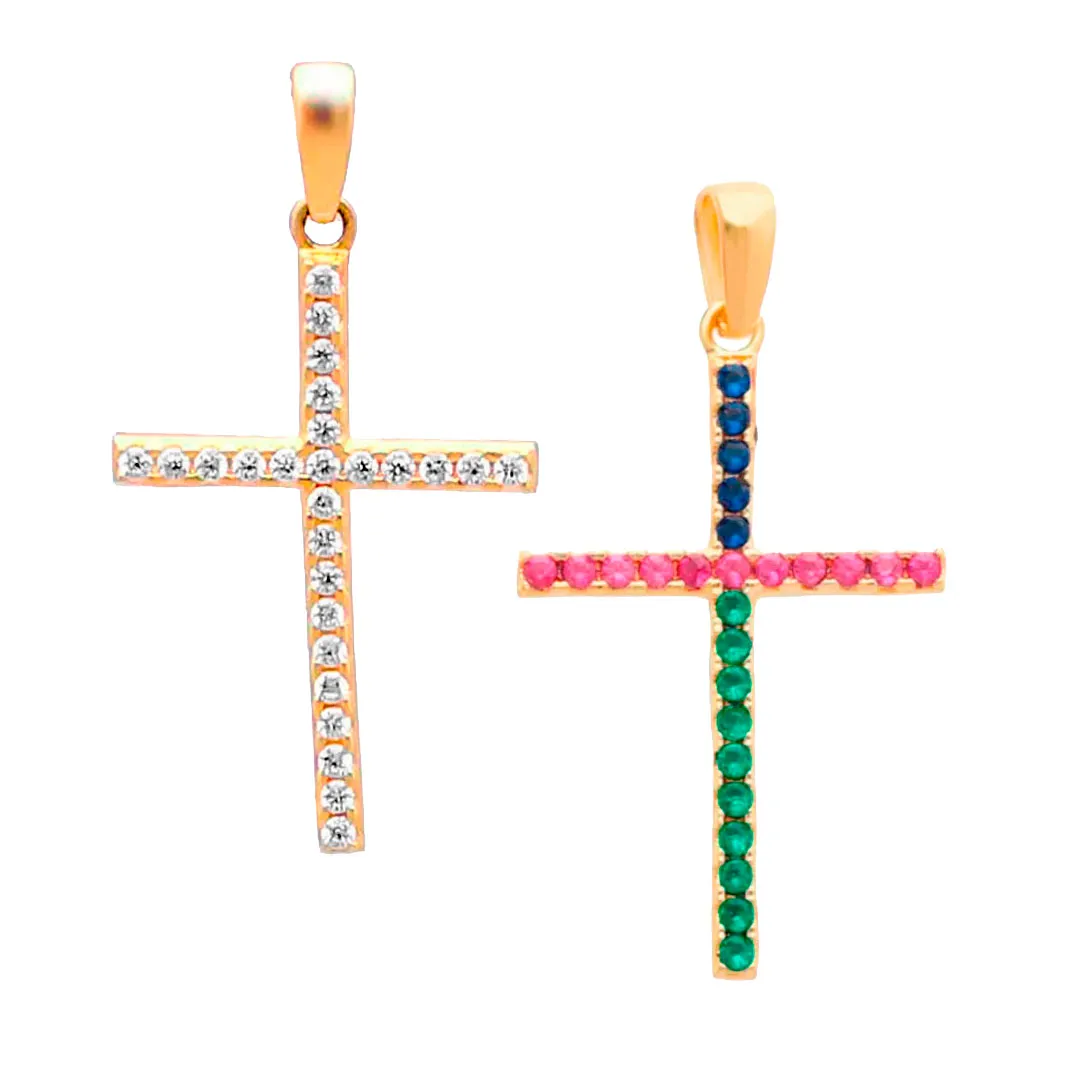 Cruz de oro 18 ktes multipiedra 243_475-01269 cruz-de-oro-18k-y-piedras-de-color-243_475-01269