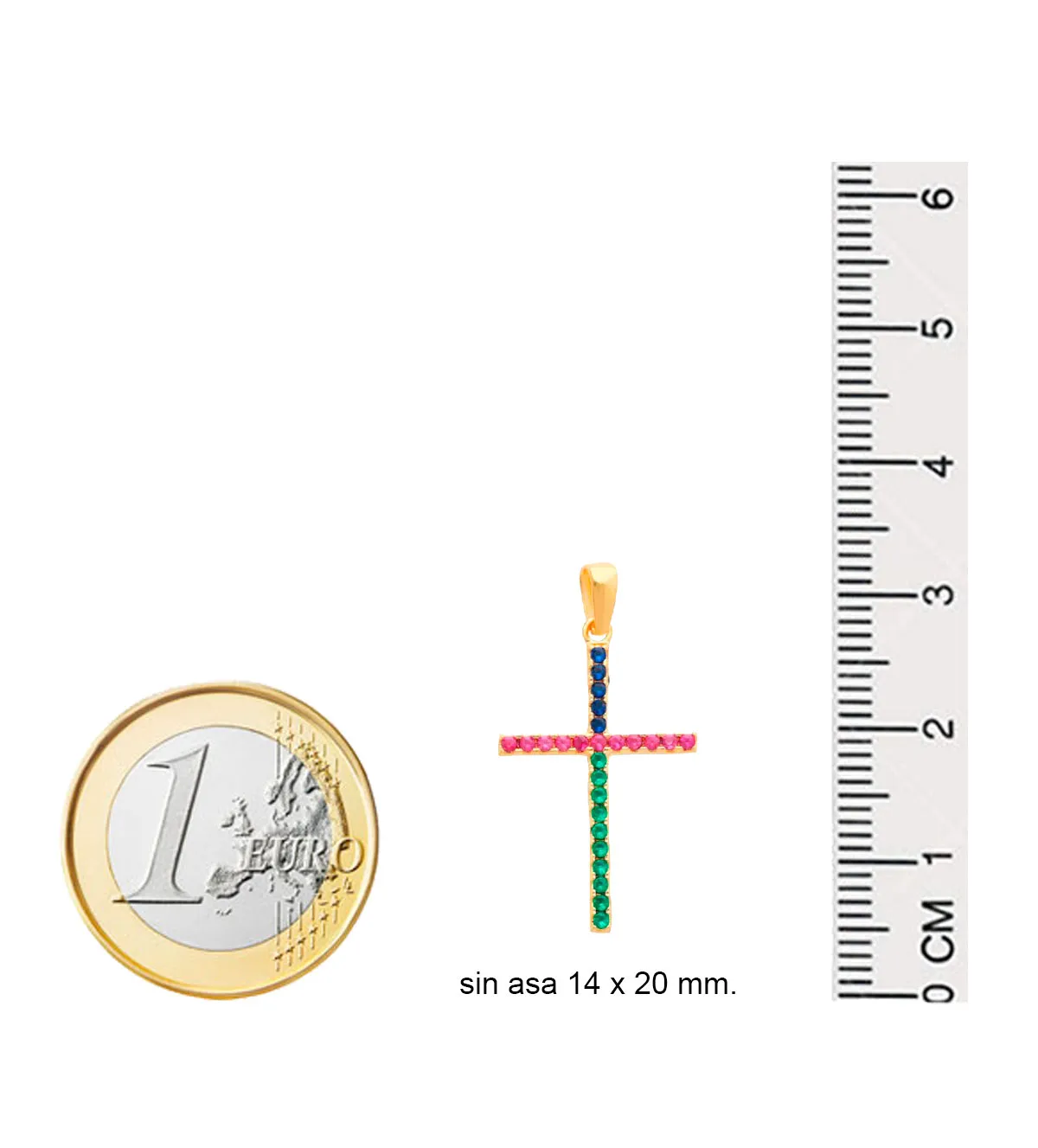 Cruz de oro amarillo 18K multipiedra 243_475-01269-1 cruz-de-oro-18k-y-piedras-de-color-243_475-01269 medidas