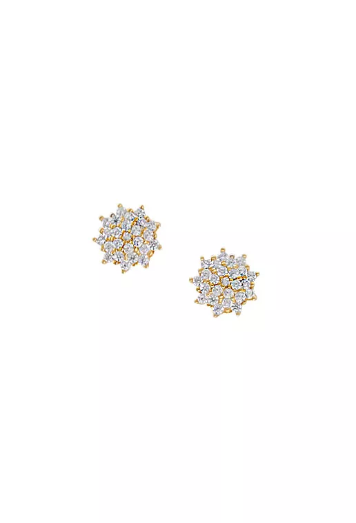 Pendientes oro amarillo18k dos en uno con circonitas 009_PT60662-A 4