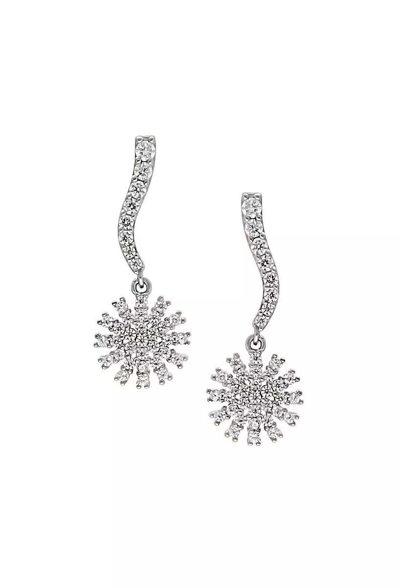 Pendientes oro blanco 18k con circonitas 009_PT60635-B