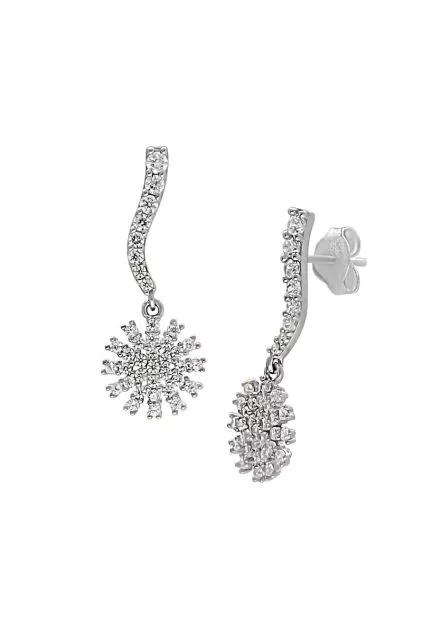 Pendientes oro blanco 18k con circonitas 009_PT60635-B 2