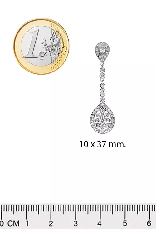 Pendientes oro blanco 18k con circonitas PT61001-B Pendientes oro blanco 18k con circonitas 009_PT61001-B medidas