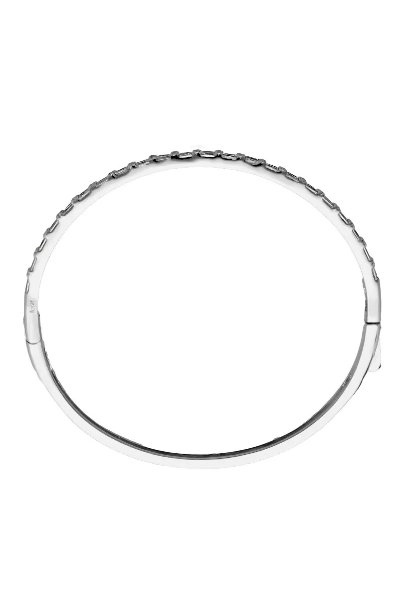 Pulsera de plata aro con circonitas 291_PU72302 pulsera de plata y circonitas aro rigido toma de costado