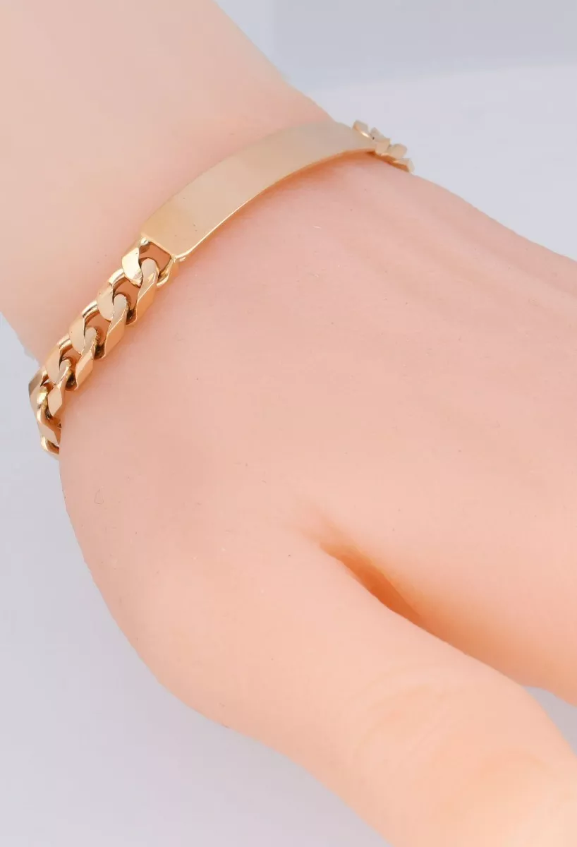 Pulsera oro para hombre 038_LO-021-23AM03 pulsera de oro para hombre esclava eslabones barbados toma modelo maniqui para web