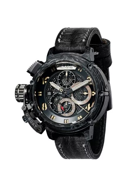Reloj U-Boat cronógrafo Chimera caja Carbono Titanio correa piel 8057