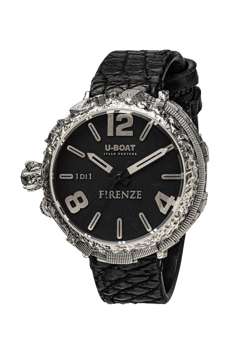 Reloj U-Boat Firence 925 Diamond plata 925 y diamante negro FI925QR
