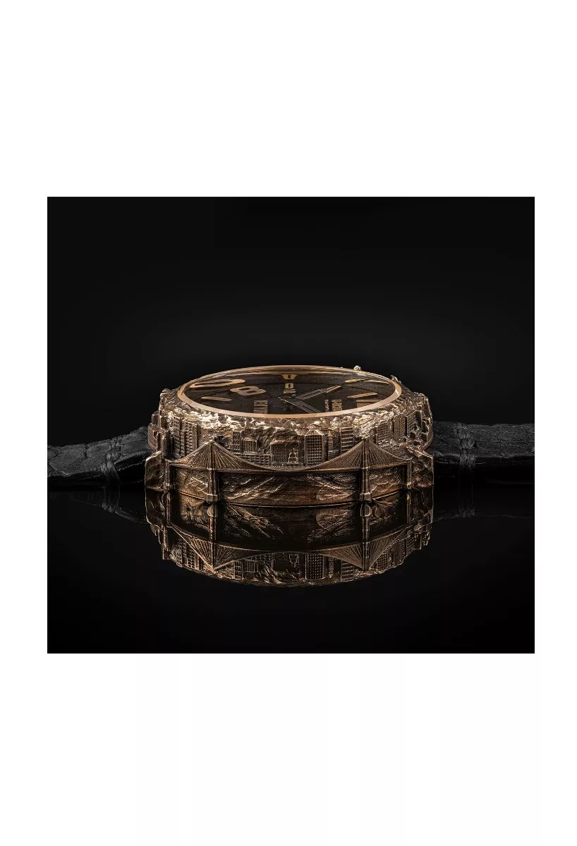 Reloj U-Boat New York Diamond Bronce y diamante negro NYBZQR Reloj U-Boat New York Diamond Bronce y diamante negro NYBZQR 2