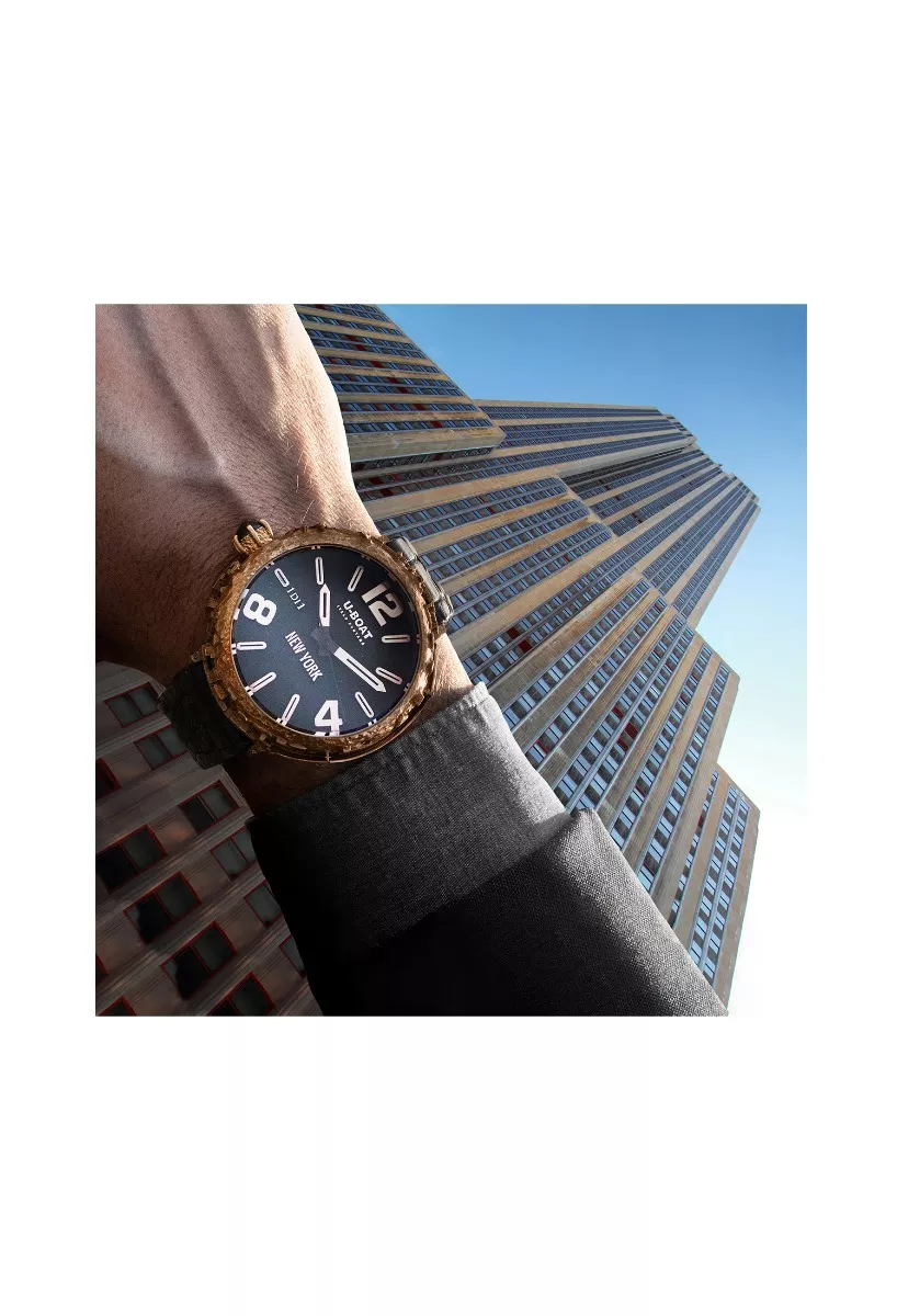 Reloj U-Boat New York Diamond Bronce y diamante negro NYBZQR Reloj U-Boat New York Diamond Bronce y diamante negro NYBZQR 3