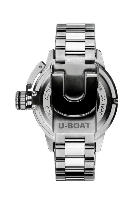 Reloj U-Boat Sommerso Ceramic Blue caja y correa en acero 9519-MT trasera