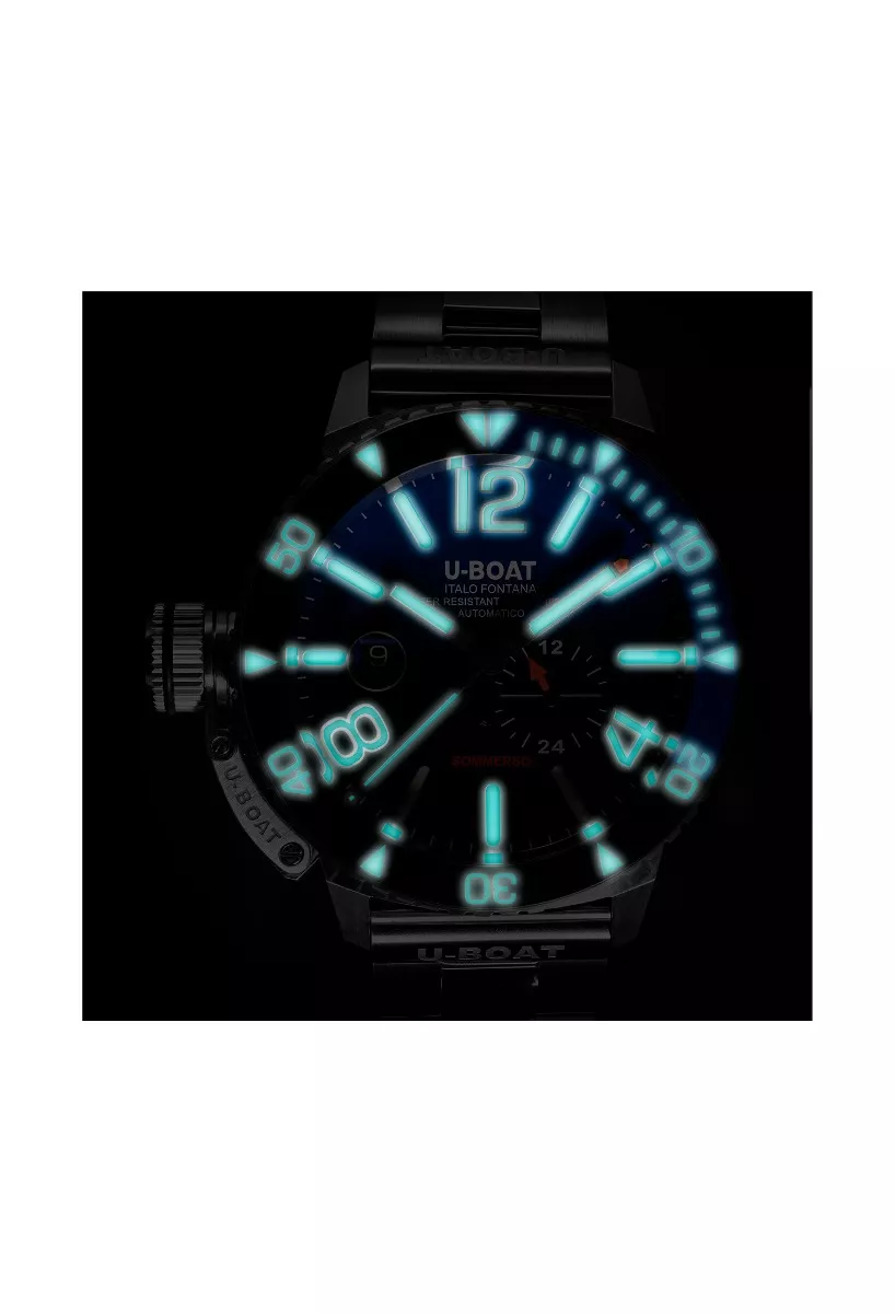Reloj U-Boat Sommerso Ceramic Blue caja y correa en acero 9519-MT 3