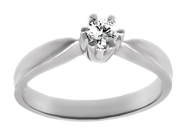 Anillos de compromiso sencillos 2023 Anillo de compromiso platino