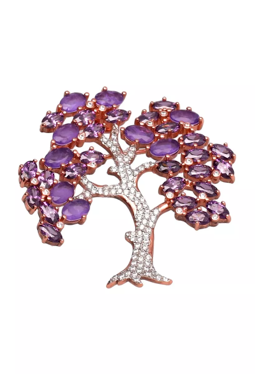 Broche: El Complemento perfecto para cada estilo 2025 Broche de plata para solapa árbol de la vida 252_BAB6094-ROJ-AM