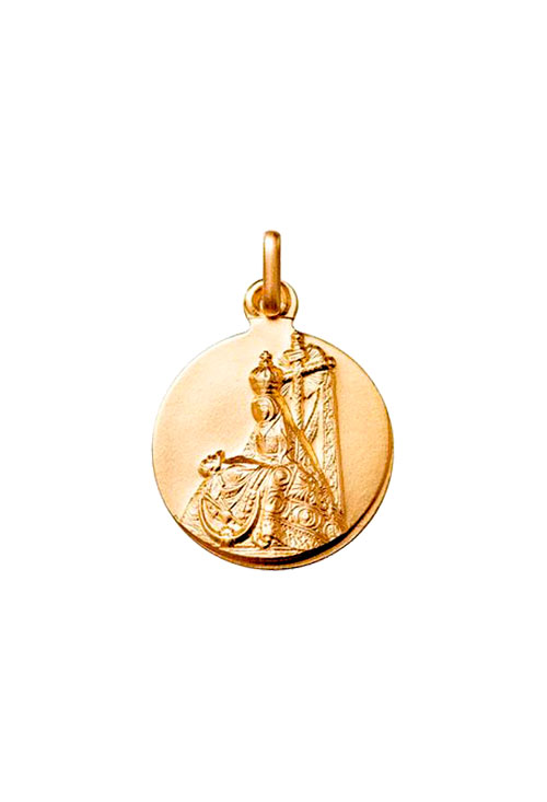 Medalla de plata chapada en oro de Nuestra Señora de las Angustias 045_AG0140530