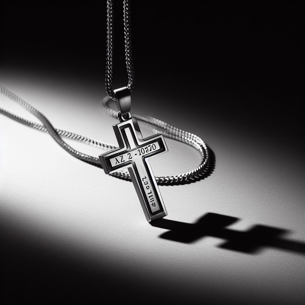 tipos de cadena con cruz para hombres