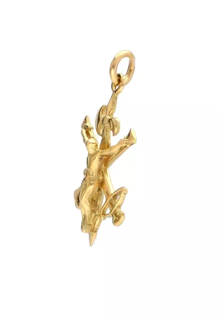 Crucifijo oro 18 ktes Cristo de la legión 038_ LO-025-23AM03 perfil