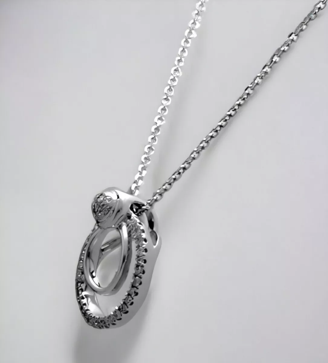 Gargantilla oro blanco motivo círculos 243_365-00763 gargantilla de oro blanco y diamantes motivo circulos toma lateral para web el rubi joyeros