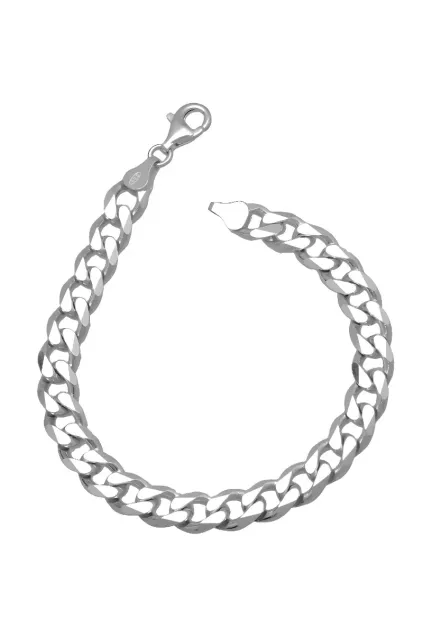 Pulsera de plata eslabón barbado fuerte 240_BAR-3-20