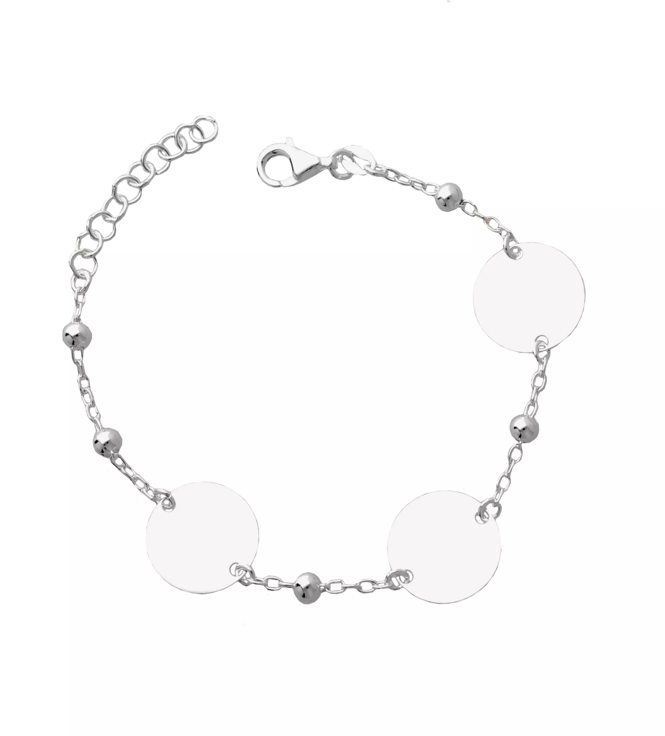 Pulseras para hombre: tendencias que renuevan el estilo masculino este enero 2026 Pulsera de plata con entrepiezas 240_PI-26320N