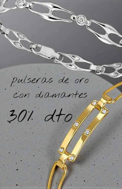 Pulseras con diamantes