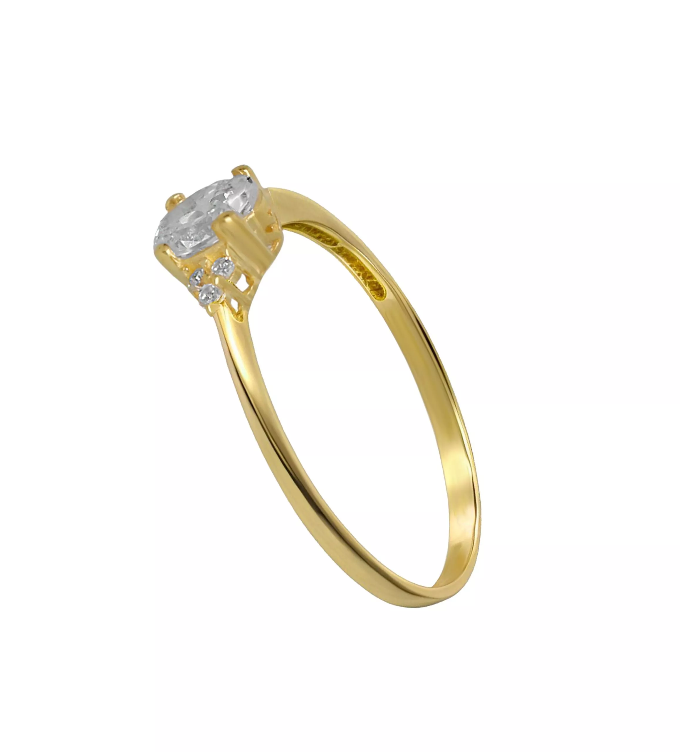 Anillo oro amarillo 18 kilates con circonitas 243_400-00993-A Anillo oro amarillo 18 kilates con circonitas 243_400-00993-A - Imagen 3