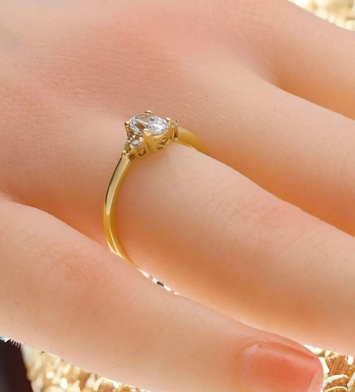 Anillo oro amarillo 18 kilates con circonitas 243_400-00993-A Anillo oro amarillo 18 kilates con circonitas 243_400-00993-A - Imagen 7